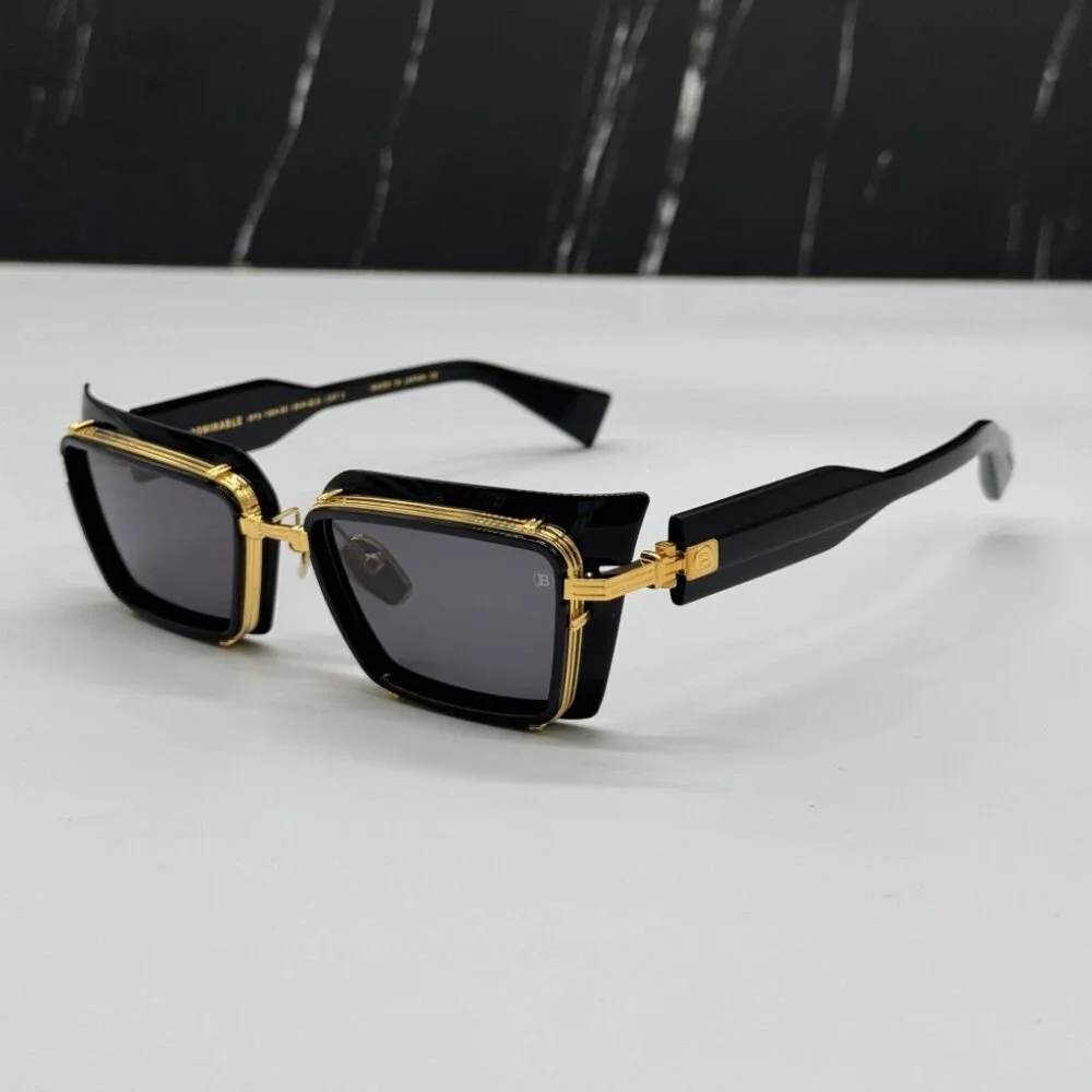 NEW BALMAIN ADMIRABLE UNISEX SUNGLASSES BALMAIN  BPS-130A BLACK - Picture 6 of 14